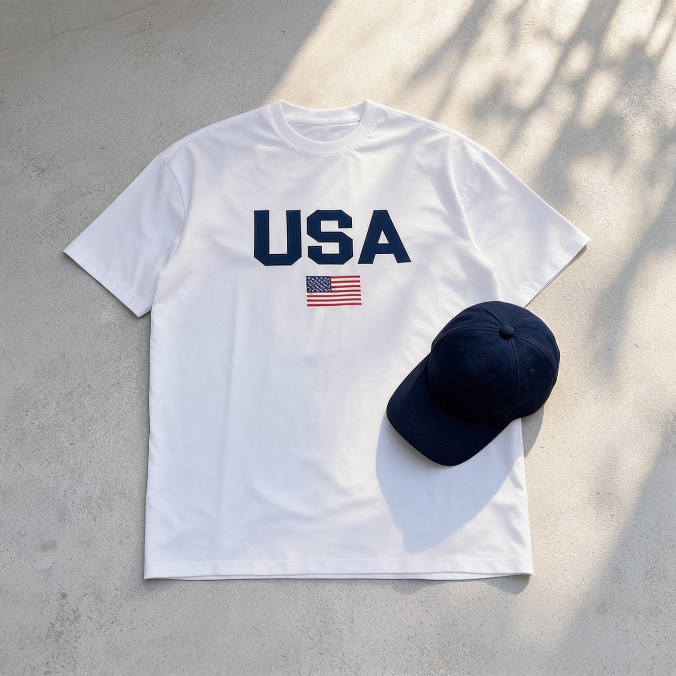 Summer Days Clothing - Onafhankelijkheidsdag Herenkleding USA Vlag Letter Print