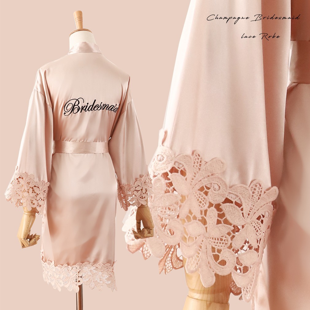 Xl Summer Clothing - Zomer Kant Nachtkleding Bruid & Bridemaid