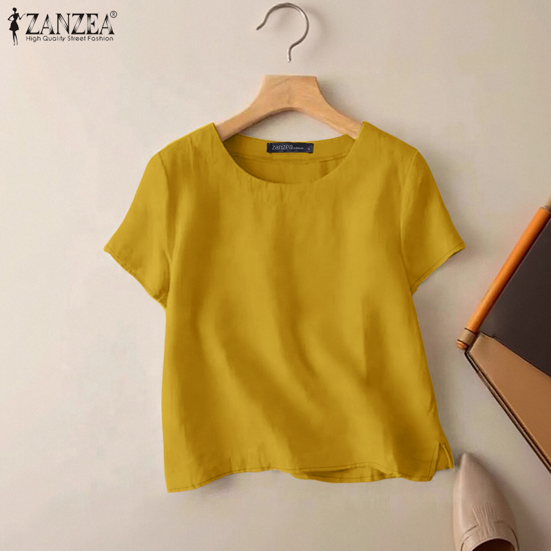 Summer Days Clothing - ZANZEA Zomer Casual Katoenen Blouses voor