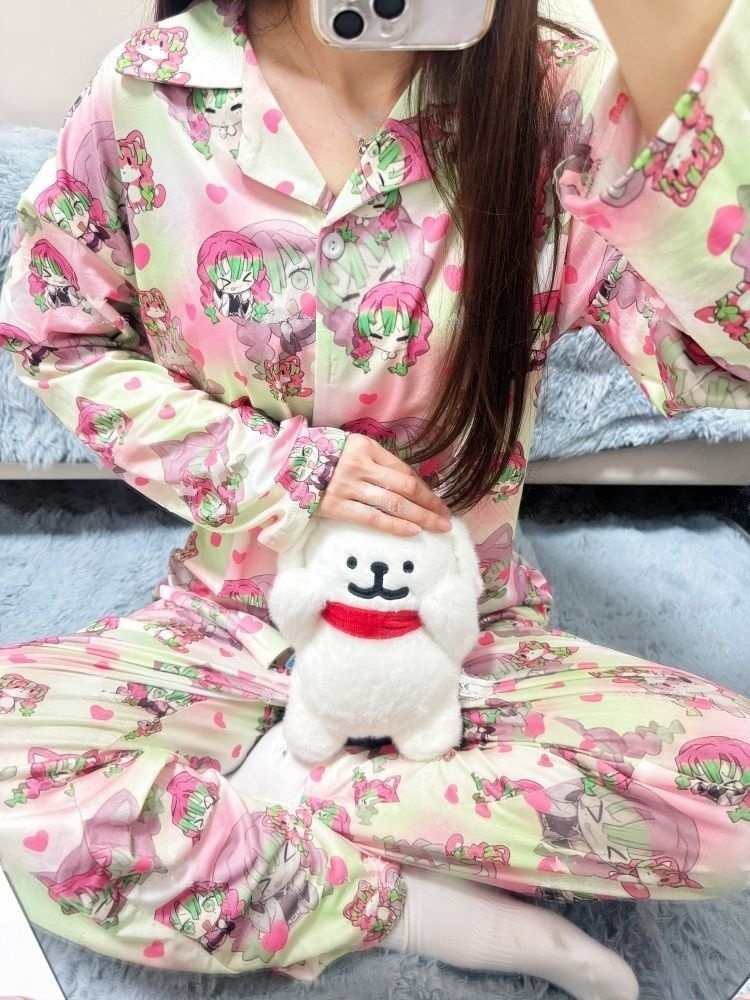 Xl Summer Clothing - Demon Slayer Zomer Pyjama Set Tanjiro