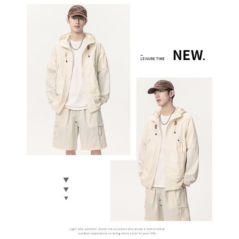 Yours Clothing Summer Jackets - Zomer Outdoor Golf Casual UV-bestendige huidkleding