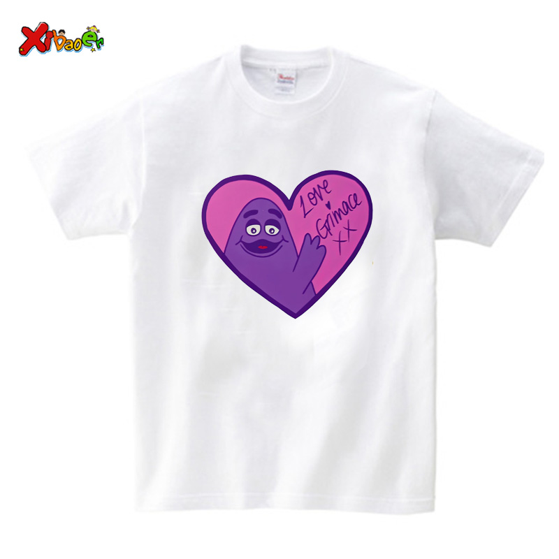 Summer Clothing Images - Party T-shirt GRIMACE Verjaardag T-shirt Jongens
