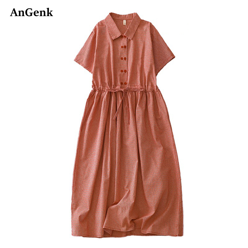 Katoenen korte mouw vintage ge - Summer Clothing Drawing recensie en prijs