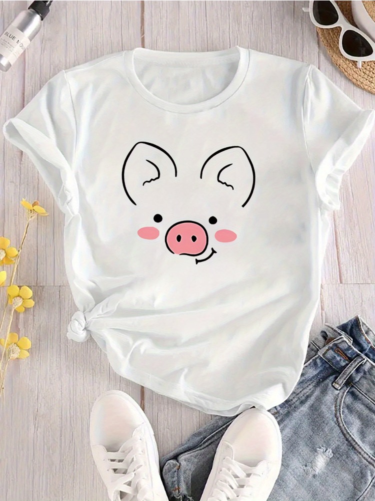 Dames T-shirt met schattig var - Summer Clothing Images recensie en prijs