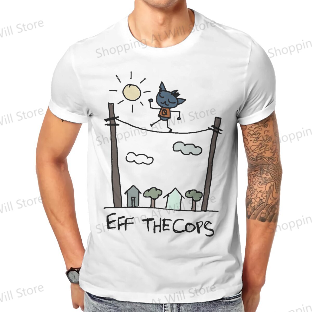 Zomert-Shirts Voor Heren En Da - Summer Clothing Drawing recensie en prijs