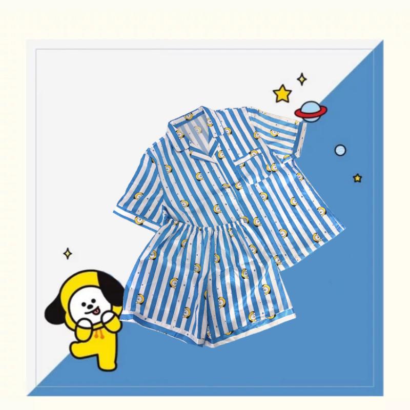 Anime Cartoon Bts Damespyjama  - Summer Clothing Gifts recensie en prijs