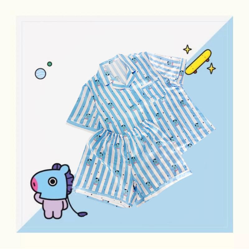 Anime Cartoon Bts Damespyjama  - Summer Clothing Gifts recensie en prijs
