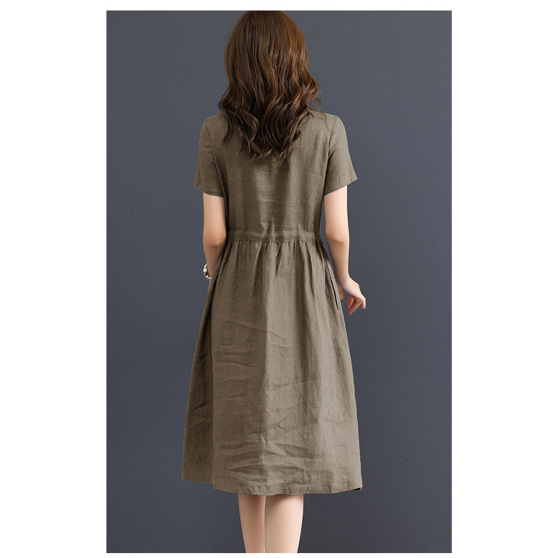 Jurk van puur linnen voor dame - Summer Clothing Drawing recensie en prijs