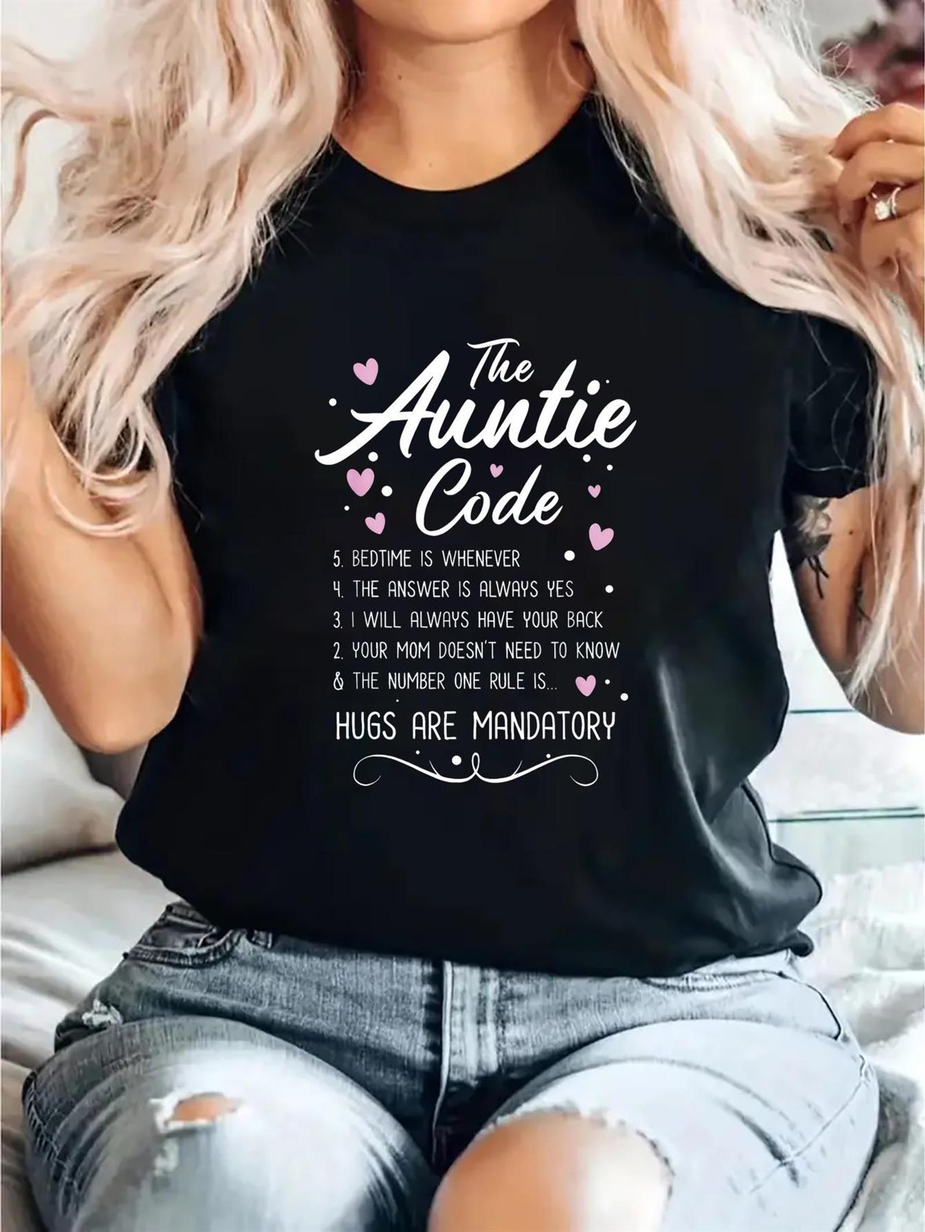 Dames T-shirt met leuk tante-t - Summer Clothing Gifts recensie en prijs