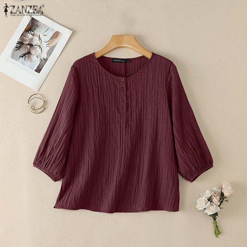 ZANZEA Vrouw Gerimpelde Textuu - Summer Days Clothing recensie en prijs